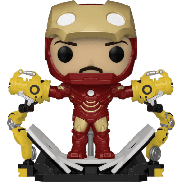 Фигурка Funko POP! Deluxe: Marvel: Iron Man 2: Iron Man (with Gantry) (GW) #905
