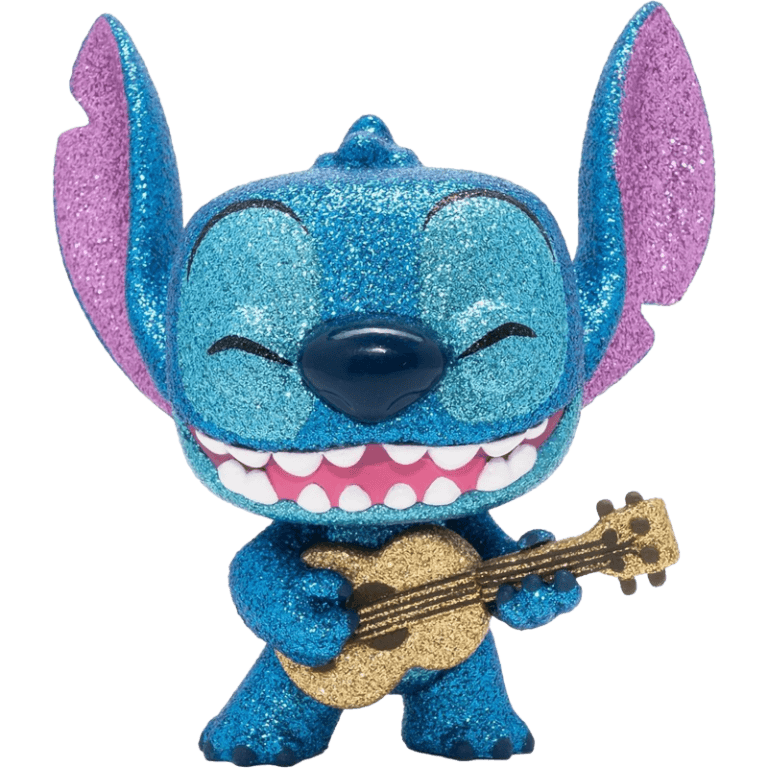 Фигурка Funko POP! Disney: Lilo & Stitch: Stitch (with Ukulele) (DGLT) #1044