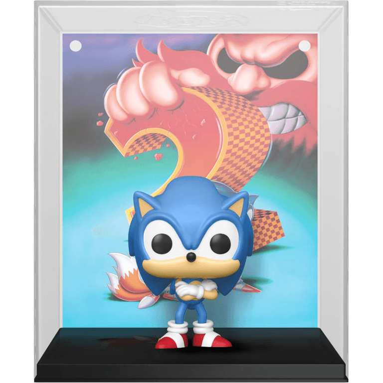 Фигурка Funko POP! Game Covers: Sonic the Hedgehog 2: Sonic #01