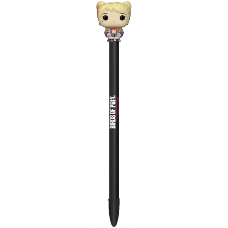 Ручка шариковая Funko POP! Pen Toppers: Birds of Prey: Harley Quinn (Caution)