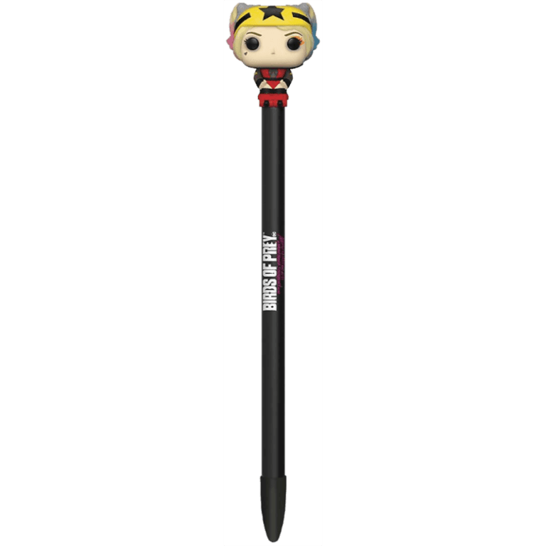 Ручка шариковая Funko POP! Pen Toppers: Birds of Prey: Harley Quinn (Roller Derby)