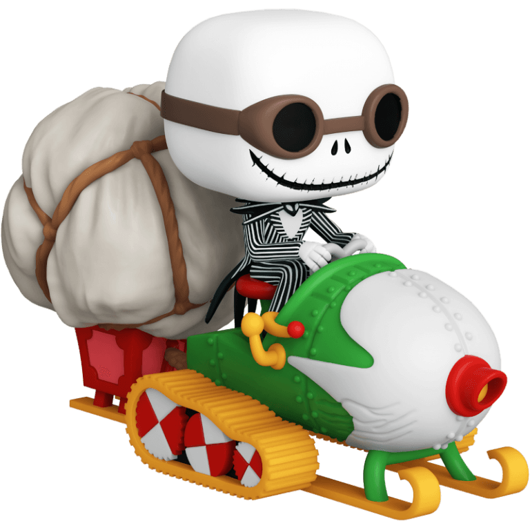 Фигурка Funko POP! Rides: Disney: Jack Skellington in Snowmobile #104