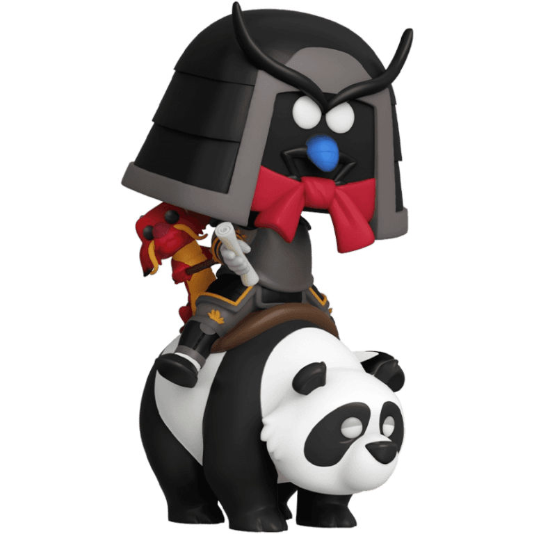 Фигурка Funko POP! Rides: ECCC: Disney: Mulan: Mushu Riding Panda (Exc) #77