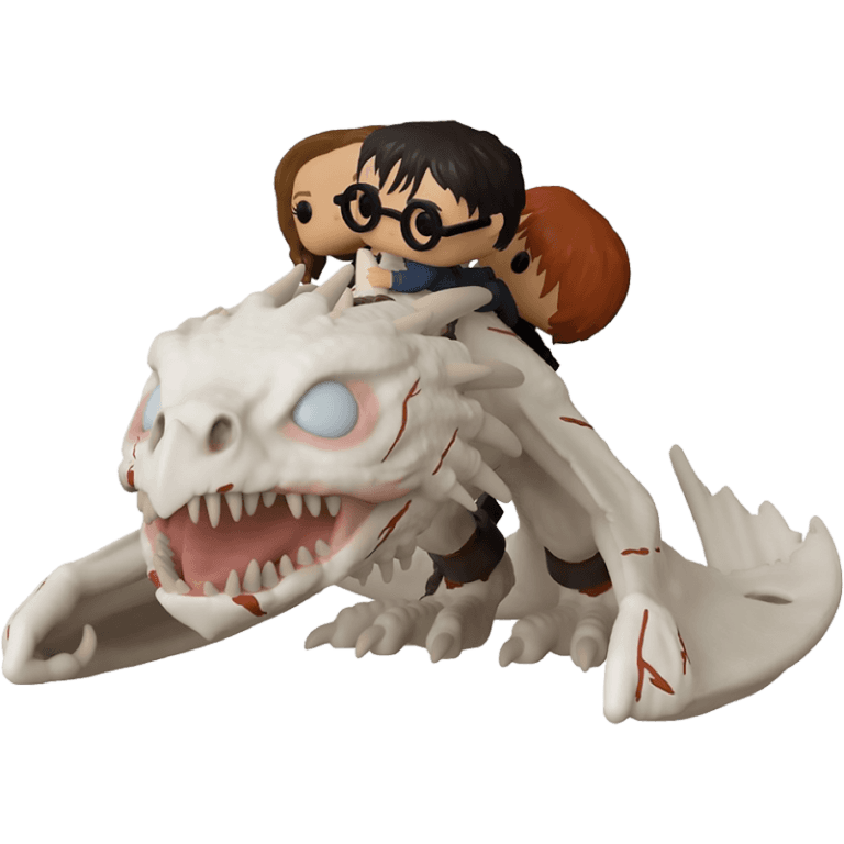 Фигурка Funko POP! Rides: Harry Potter: Harry, Hermione & Ron riding Gringotts Dragon #93
