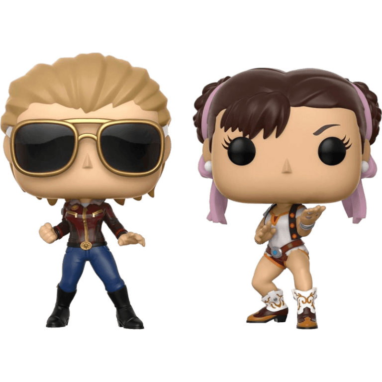 Фигурка Funko POP! Vinyl 2-Pack: Capcom vs. Marvel: Captain Marvel vs Chun-Li (Exc)