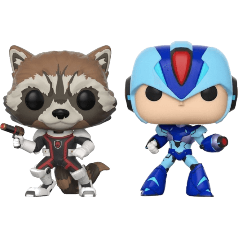 Фигурка Funko POP! Vinyl 2-Pack: Capcom vs. Marvel: Rocket vs MegaMan X