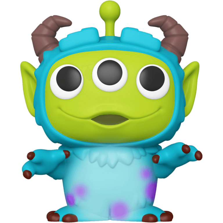 Фигурка Funko POP! Vinyl: Disney: Pixar: Alien Remix: 10" Sulley #766
