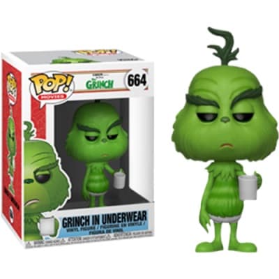 Фигурка Funko POP! Vinyl: The Grinch: Grinch in Underwear (Exc) #664