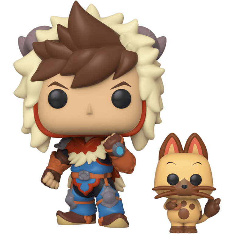 Фигурка Funko POP! Vinyl: Monster Hunter Stories: Lute & Navirou #797