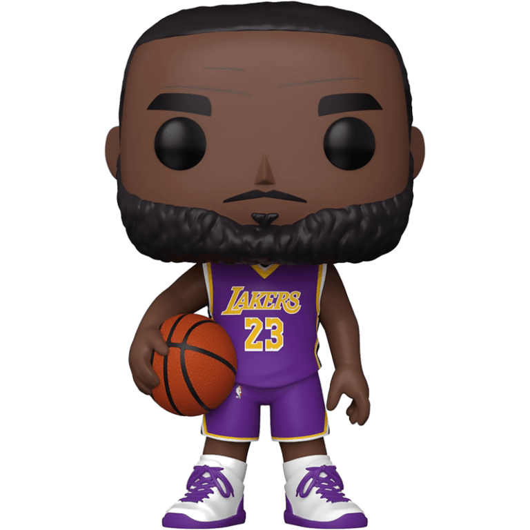 Фигурка Funko POP! Vinyl: NBA: Lakers: 10" LeBron James (Purple Jersey) #53