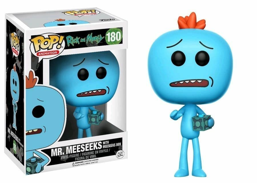 Фигурка Funko POP! Vinyl: Rick & Morty: Mr. Meeseeks w/ Box (Exc) #180