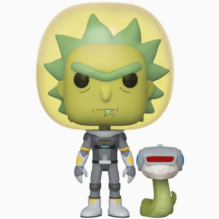 Фигурка Funko POP! Vinyl: Rick & Morty: Space Suit Rick with snake #689