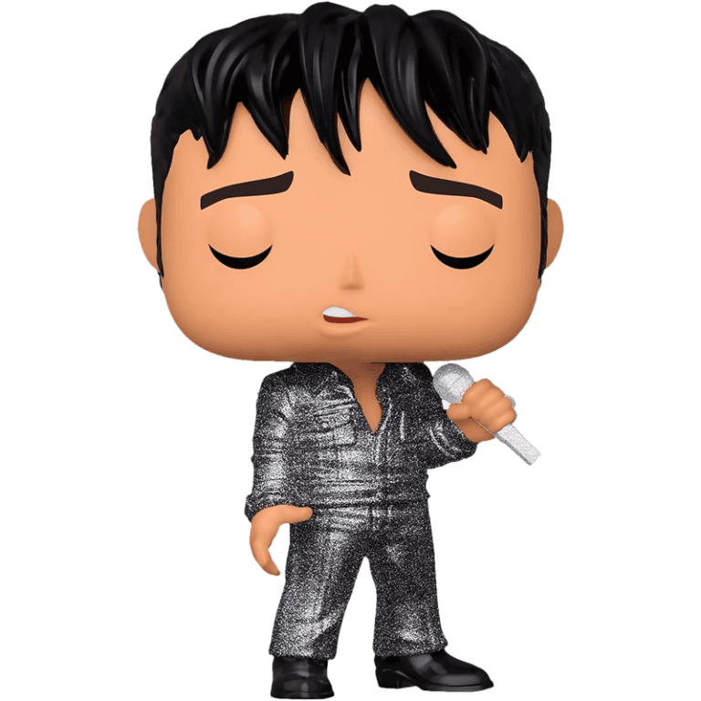 Фигурка Funko POP! Vinyl: Rocks: Elvis Presley '68 Comeback Special (DGLT) (Exc) #188