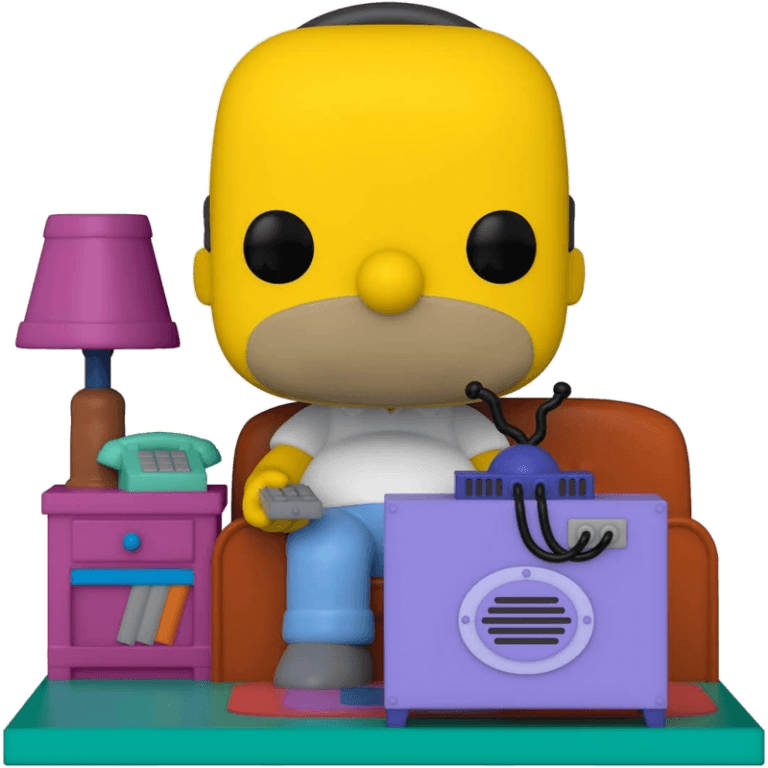Фигурка Funko POP! Vinyl: Simpsons: Deluxe: Homer Watching TV #909