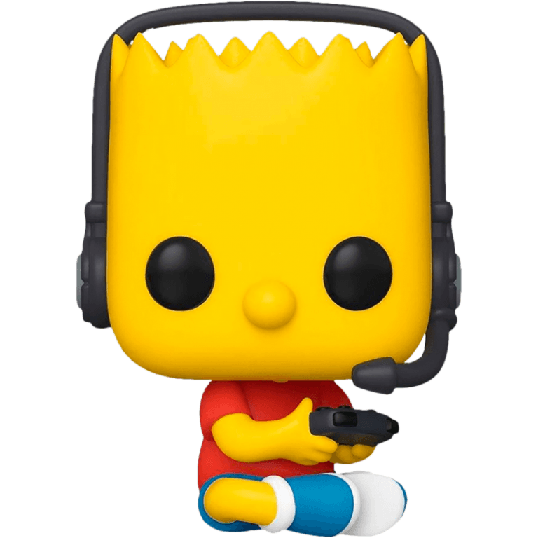 Фигурка Funko POP! Vinyl: Simpsons: Gamer Bart (Exc) #1035