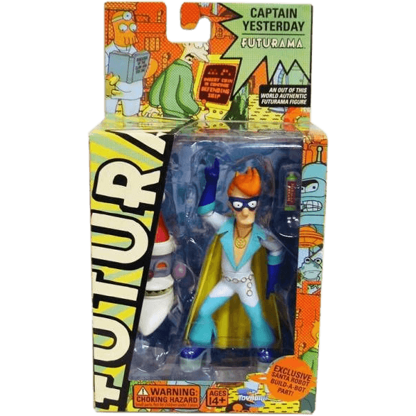 Фигурка Futurama Toynami Series 4 Action Figure - Captain Yesterday (Б/У)