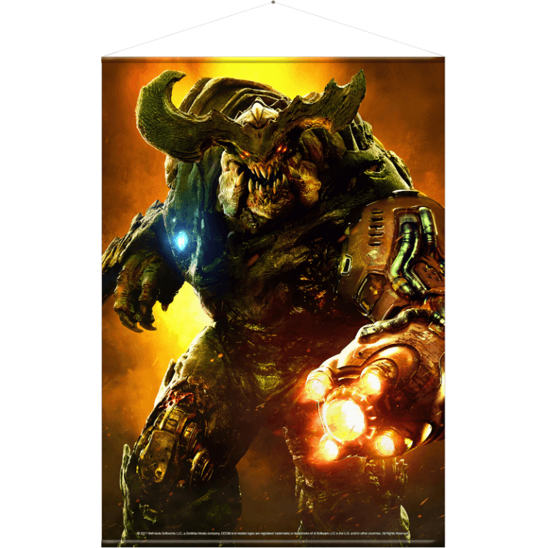 Тканевый постер Gaya Wall Scroll: Doom Cyber Demon (100 x 77 см)