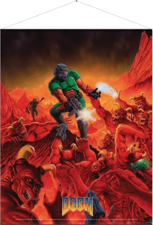 Тканевый постер Gaya Wall Scroll: Doom Retro (100 x 77 см)