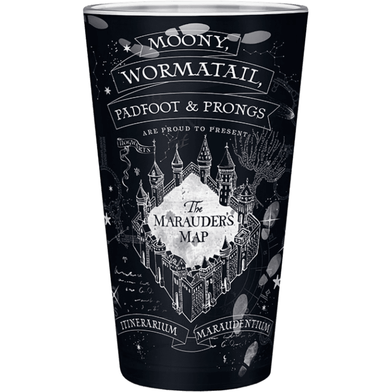 Бокал стеклянный Harry Potter Marauder's Map