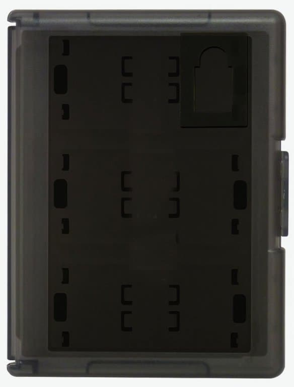 Hori Футляр для хранения 12 игровых карт PS Vita, чёрный (Б/У)