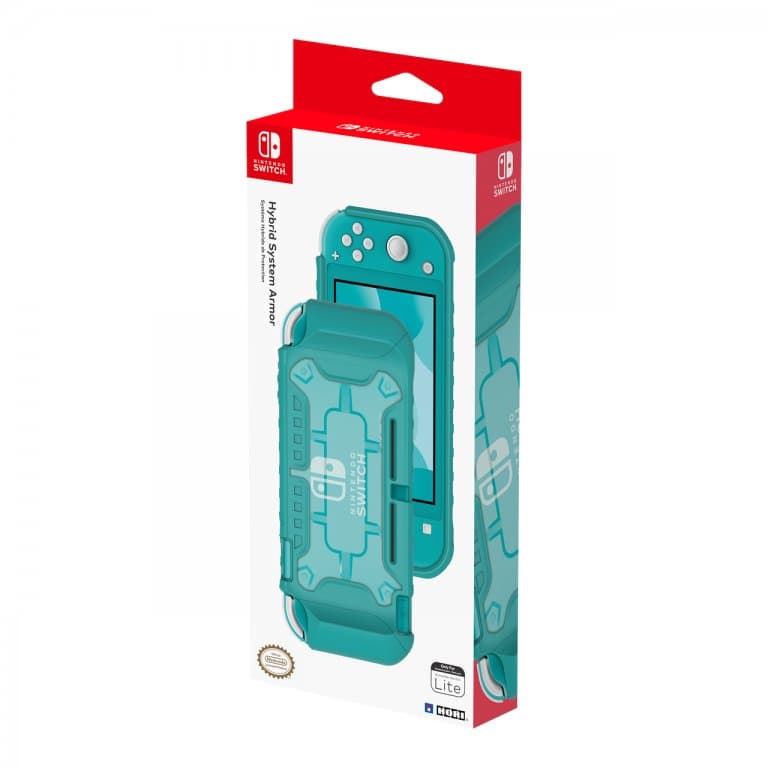 Hori Защитный чехол Hori Hybrid system armour для Switch Lite, turquoise (NS2-055U)