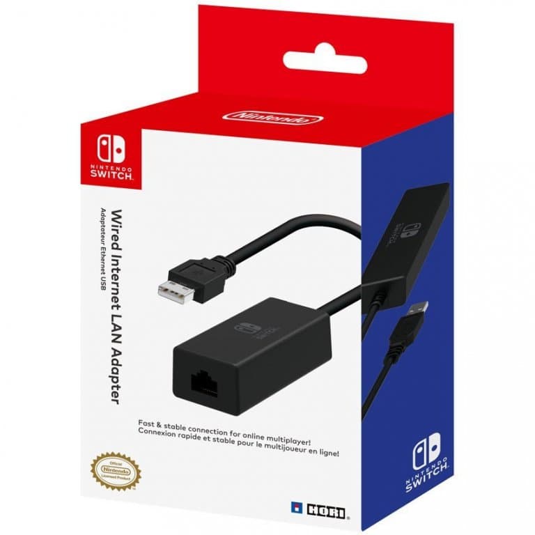 HORI Проводной LAN адаптер для Nintendo Switch (Wired Internet LAN Adapter)