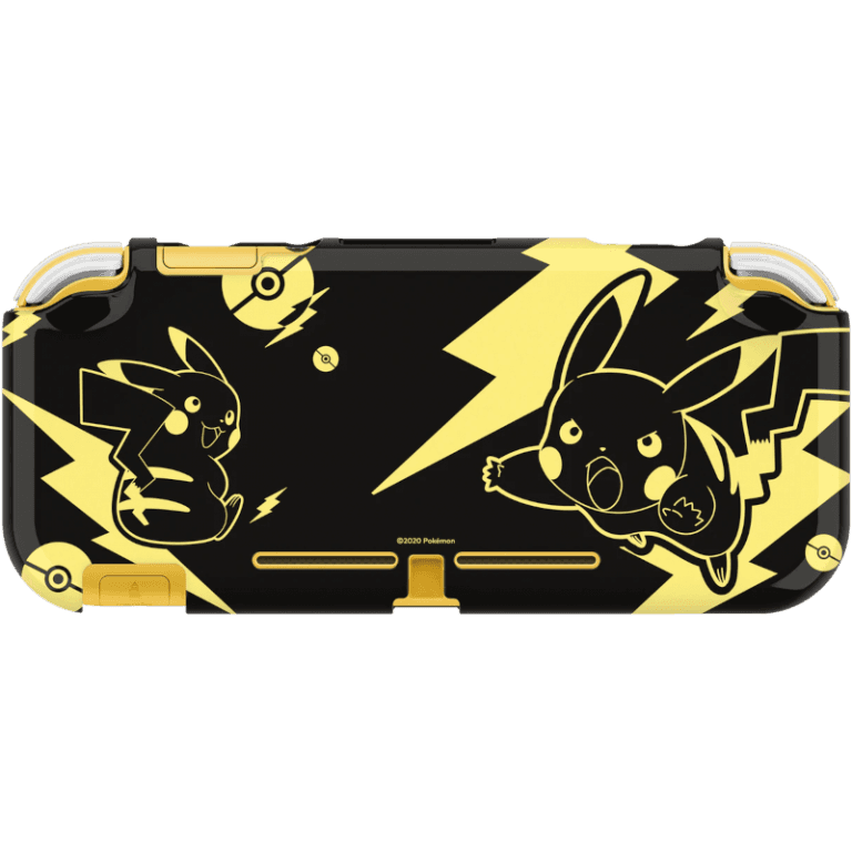 Hori Защитный чехол для Nintendo Switch Lite, Duraflexi Protector - Pokemon: Pikachu Black & Gold (NS2-076U)