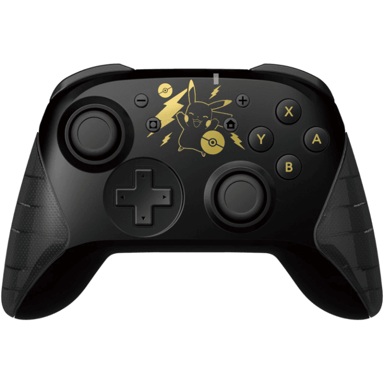 Беспроводной геймпад Horipad, Pokemon: Pikachu Black & Gold (NSW-293U)