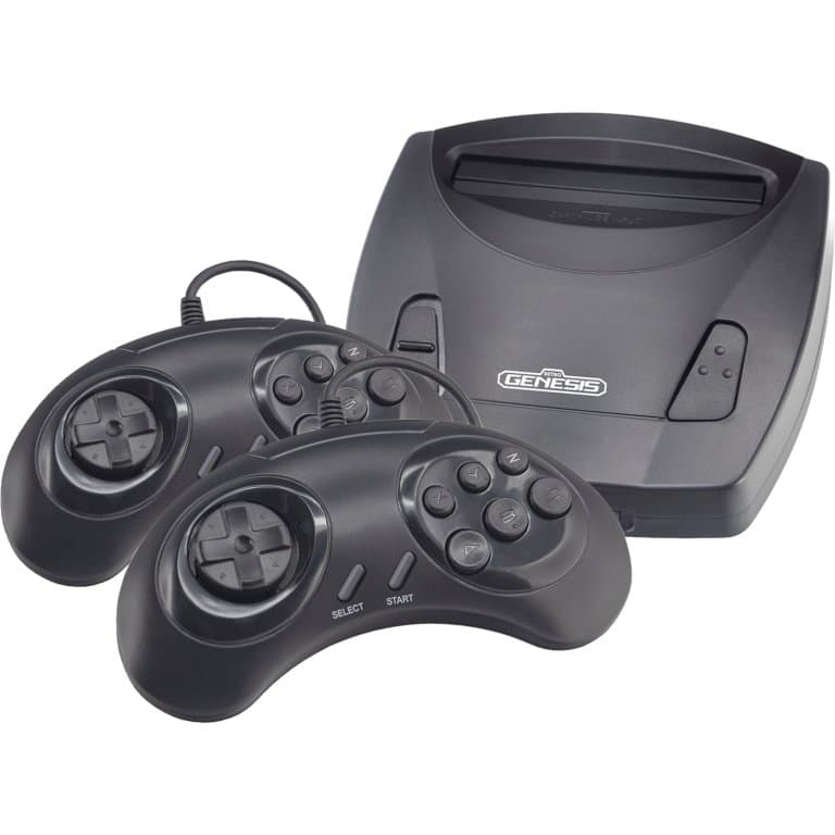 Retro Genesis 8 Bit Junior + 300 игр (AV кабель, 2 проводных джойстика) (Б/У)
