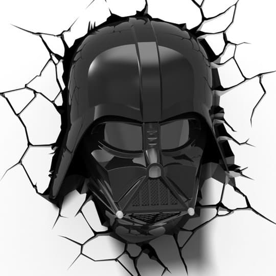 Декоративный LED светильник 3D-Light-FX (3D Star Wars - Darth Vader Helmet)