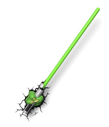 Декоративный LED светильник 3D-Light-FX (3D Star Wars - Yoda Lightsaber)