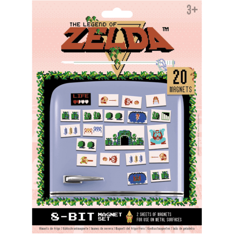Набор магнитов для холодильника The Legend of Zelda: Retro (20 шт.)