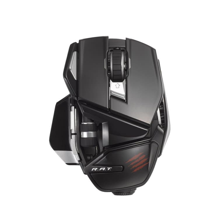 Мышь Mad Catz Office R.A.T - беспроводная лазерная (Gloss Black)