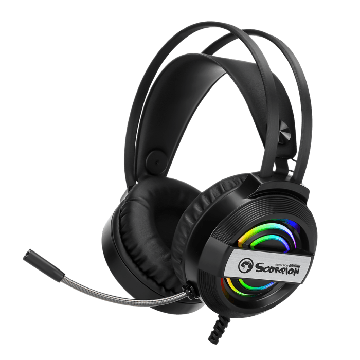 Игровая гарнитура Marvo HG8902 Gaming Headset с подсветкой RGB, ПК