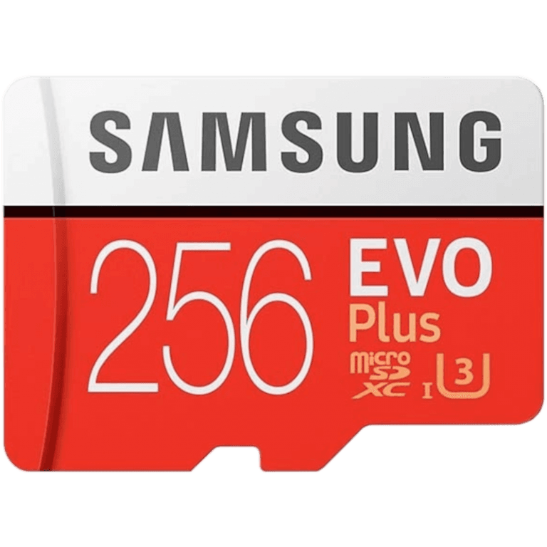 Карта памяти MicroSD 256GB Samsung Class 10 Evo Plus U3 (R/W 100/90 MB/s) + SD адаптер