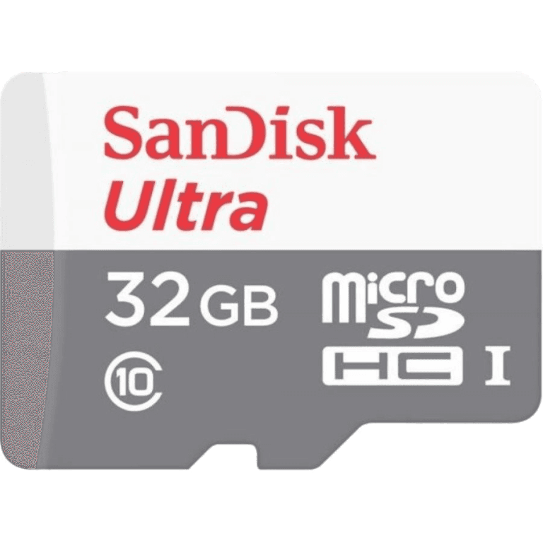 Карта памяти MicroSD 32GB SanDisk Class 10 Ultra Light UHS-I (100 Mb/s) + SD адаптер
