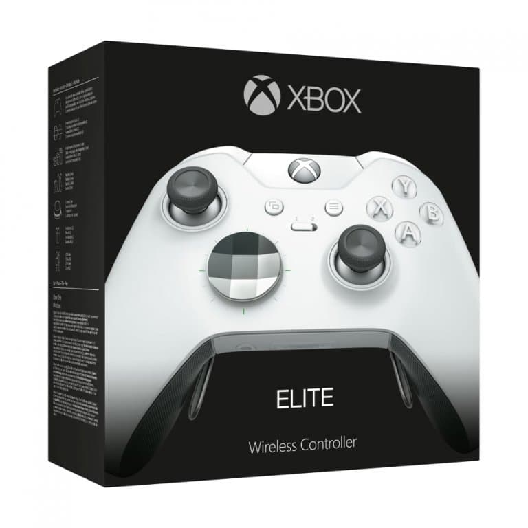 Microsoft Wireless Controller - Xbox One ELITE Gamepad WHITE