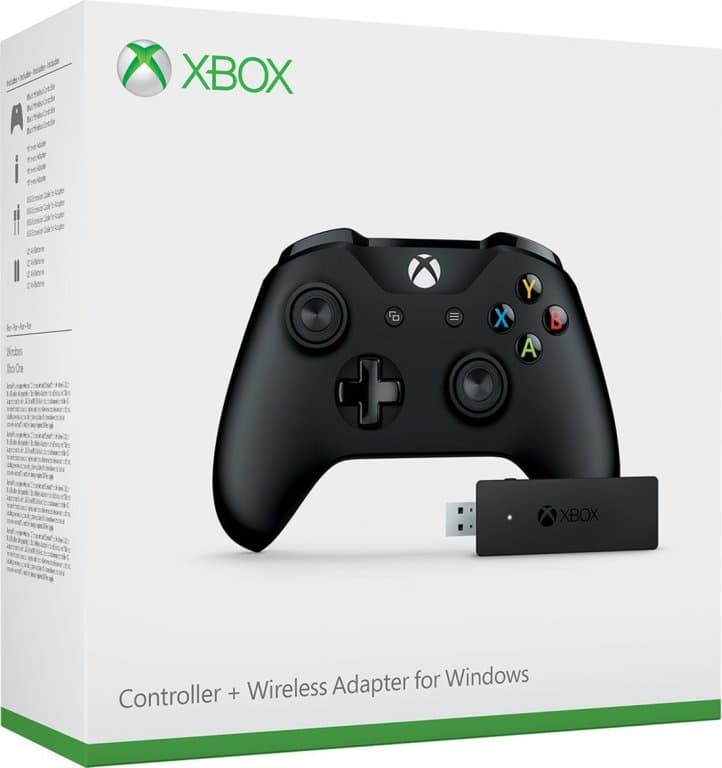 Microsoft Wireless Controller Xbox One + Wireless Adapter