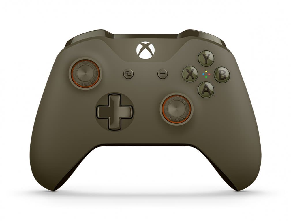 New Microsoft Wireless Controller Xbox One (зеленый / оранжевый)