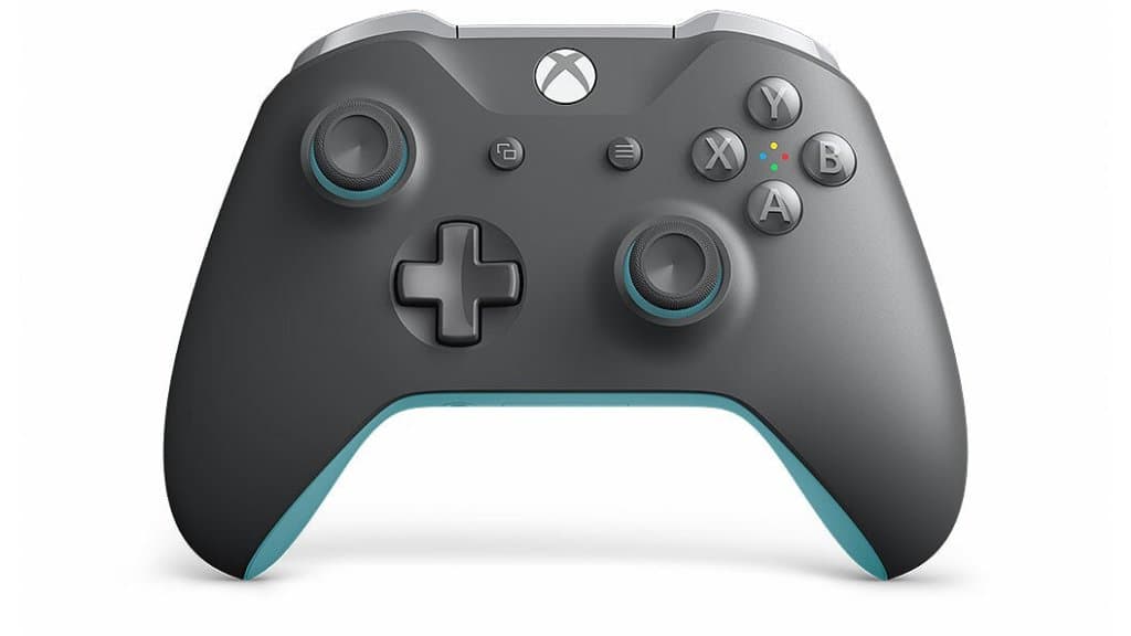 New Microsoft Wireless Controller Xbox One (серо - синий) (WL3-00106)