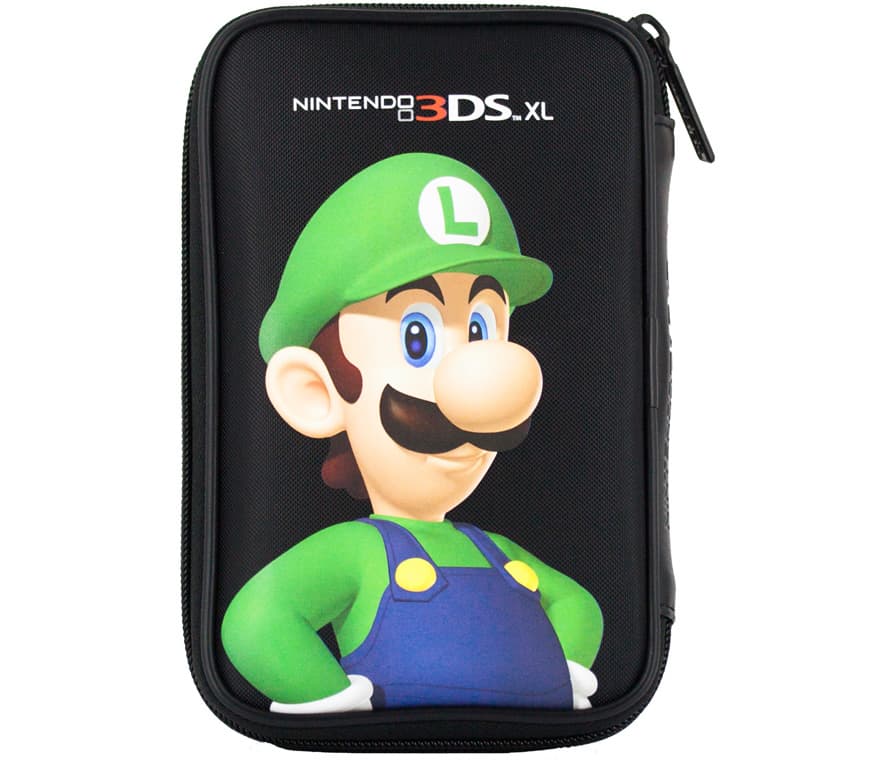 Чехол черный для Nintendo 3DS / 3DS XL / New 3DS XL (Луиджи)