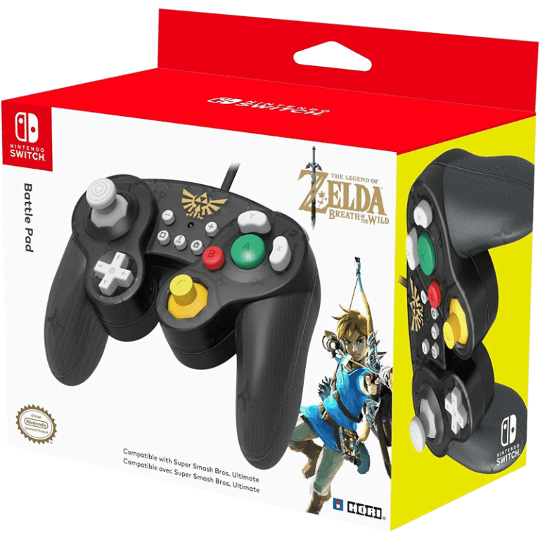 Nintendo Switch Геймпад Hori Battle Pad (Zelda) для консоли Switch (NSW-108U)