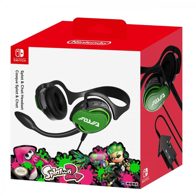 Игровая гарнитура Hori (Splatoon) для консоли Switch (NSW-047U)
