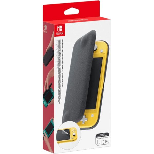 Оригинальный чехол с крышкой и защитной пленкой для Nintendo Switch Lite