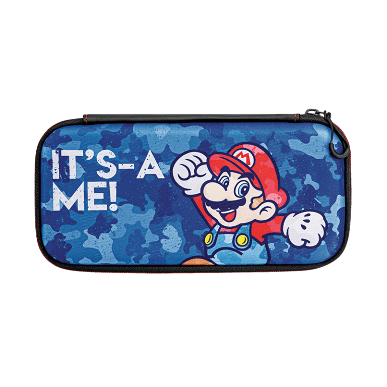 Дорожный чехол для Nintendo Switch, Slim Travel Case - Mario Camo Edition