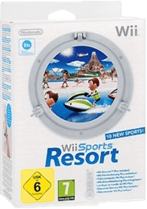 Nintendo Wii U Remote Plus (белый) + игра Wii Sport Resort