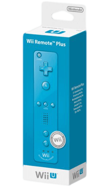 Nintendo Wii U Remote Plus + чехол, синий
