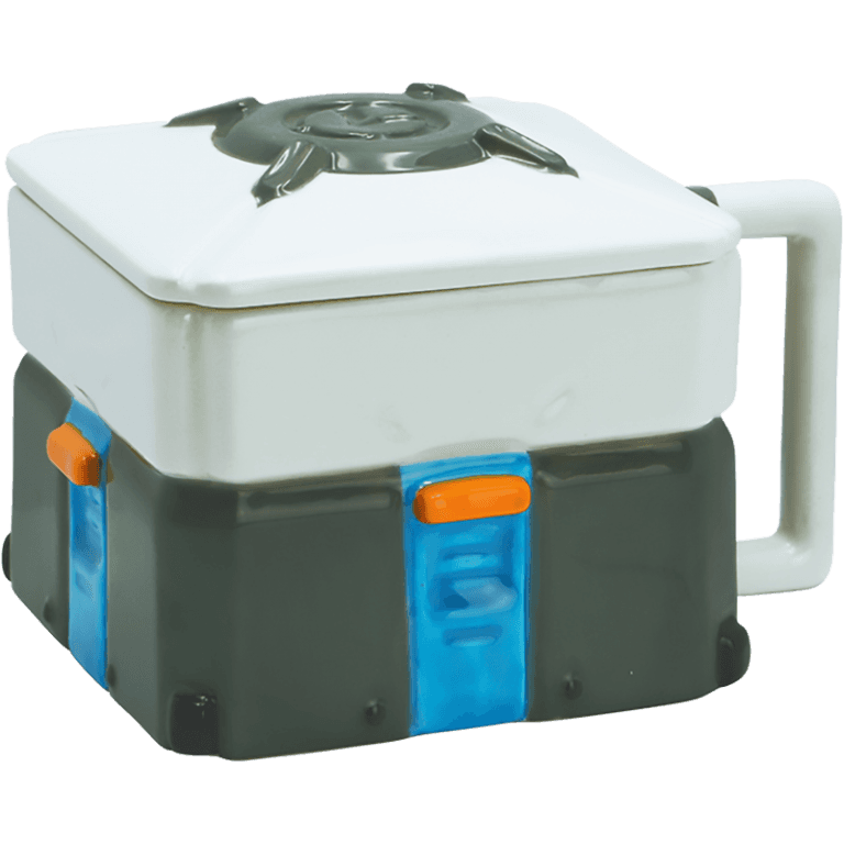 Кружка фигурная с крышкой Overwatch: Lootbox