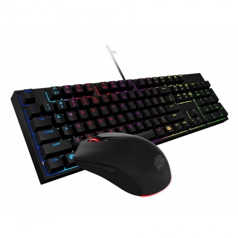 Cooler Master PC Комплект: клавиатура проводная и мышь MasterKeys Lite L Combo, Mem-chanical,(SGB-3040-KKMF1-RU)