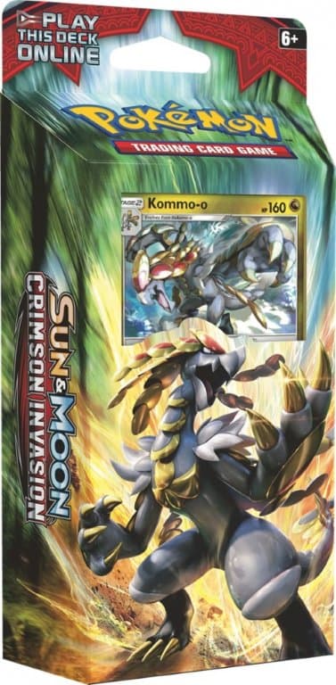 Pokemon Sun & Moon Crimson Invasion. тематическая колода Clanging Thunder